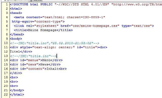 Title.inc eingebunden