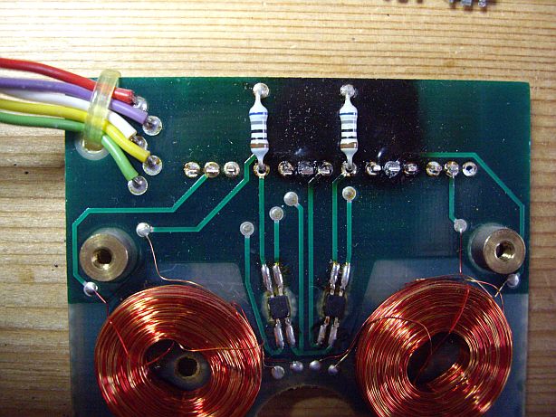 B215 Transistoren zum Teil ausgelötet