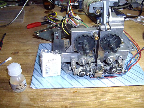B215 mit Öl