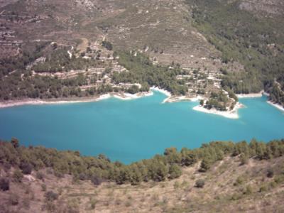 Blick auf den Stausee