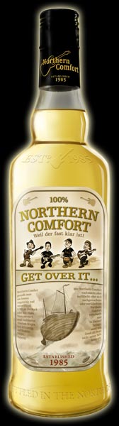 Northern Comfort Flasche Black Label