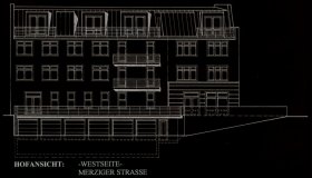 Hofansicht: -Westseite- Merziger Stra&szlig;e