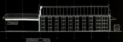 Seitenansicht - Westen