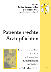 Broschüre - Patientenrechte, Ärztepflichten