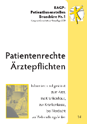 Brosch&uuml;re - Patientenrechte, &Auml;rztepflichten